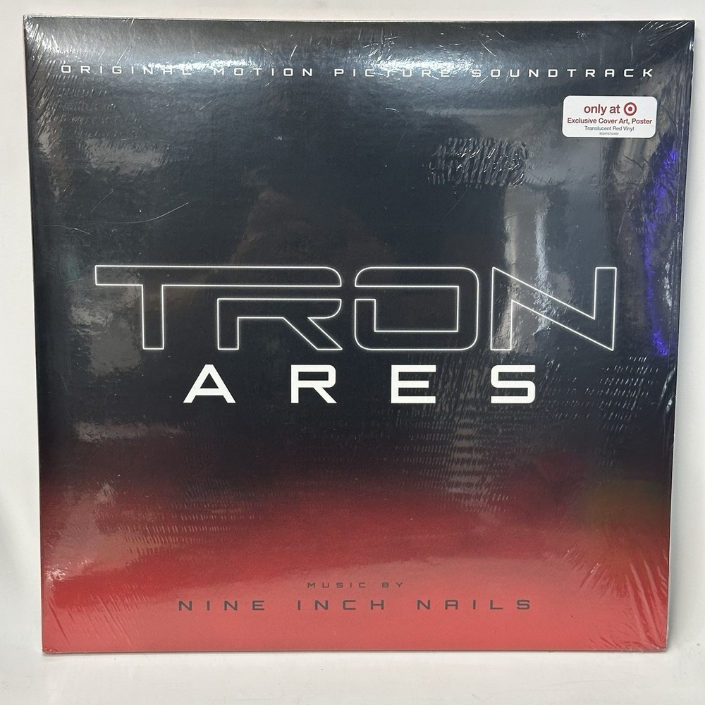 Nine Inch Nails TRON ARES  2LP Red Translucent Vinyl Target Exclusive Sealed New